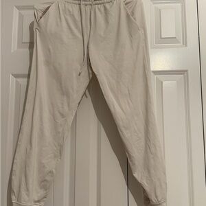 Women’s Cream Jogger Pants